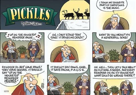 today's pickles comic strip|pickles comic strip christmas.